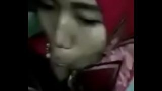 Jilbab sepong sampe mancur spermanya