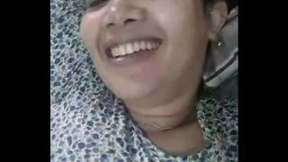 Indonesian  girl show boob on imo chat