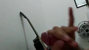 Stupid Indonesian guy jerks off – explosive ejaculation