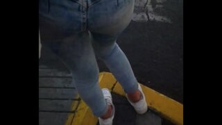 Culona yendo al metropolitano